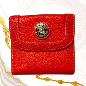 Dooney & Bourke Red Leather Wallet